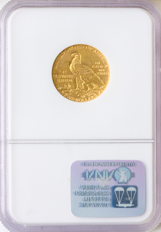 1909-O $5 Indian NGC AU55 1909-O $5 Indian NGC AU55