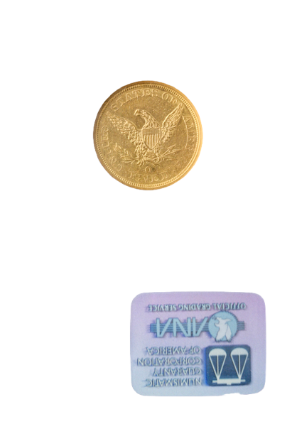 1843-O $5 Liberty Large Date  NGC AU53