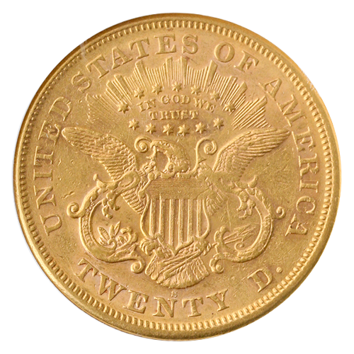 1870-S $20 Liberty NGC Au50 1870-S $20 Liberty NGC Au50