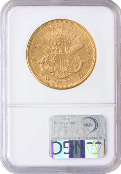 1870-S $20 Liberty NGC Au50 1870-S $20 Liberty NGC Au50