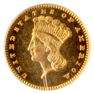 1879 $1 Gold Type 3 PCGS MS66