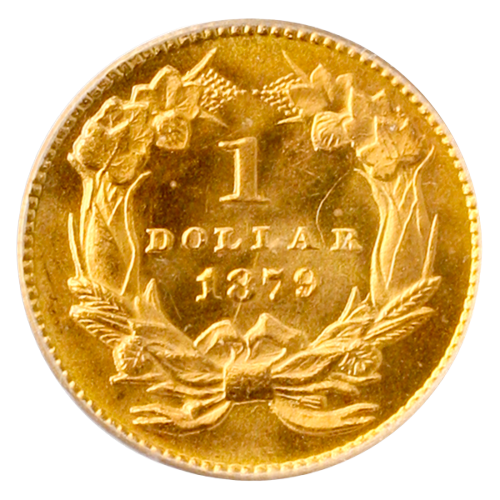 1879 $1 Gold Type 3 PCGS MS66 1879 $1 Gold Type 3 PCGS MS66