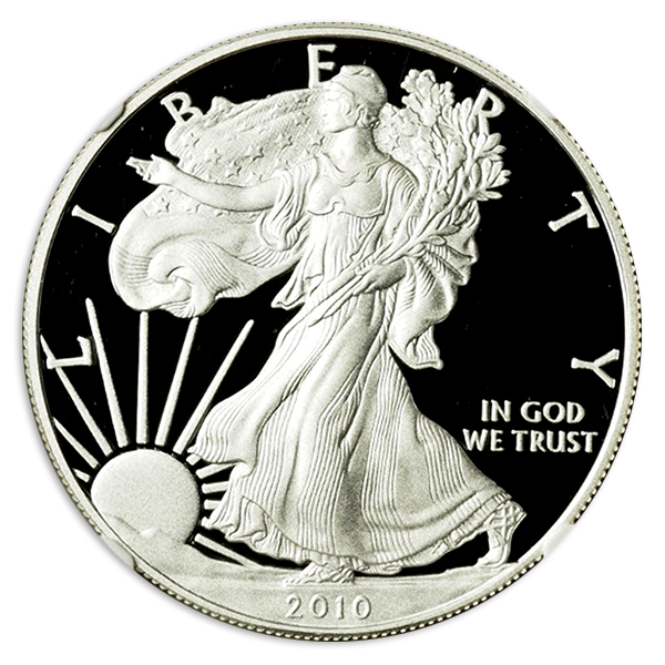 2010 1 oz PR Silver Eagle NGC 2010 1 oz PR Silver Eagle NGC