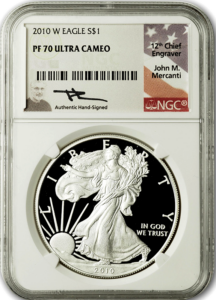 2010-W 1 oz American Silver Eagle Proof NGC