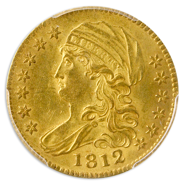 1812 $5 Capped Bust PCGS MS63 CAC 1812 $5 Capped Bust PCGS MS63 CAC