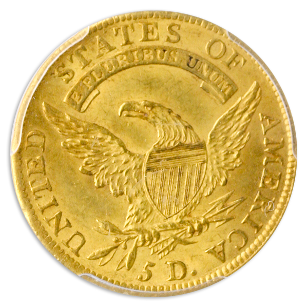 1812 $5 Capped Bust PCGS MS63 CAC 1812 $5 Capped Bust PCGS MS63 CAC
