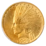1909 $10 Indian PCGS MS64 CAC