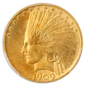 1909 $10 Indian PCGS MS64 CAC
