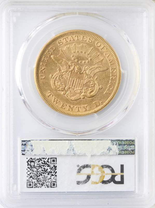 1854 $20 Liberty Large Date PCGS AU55 CAC 1854 $20 Liberty Large Date PCGS AU55 CAC