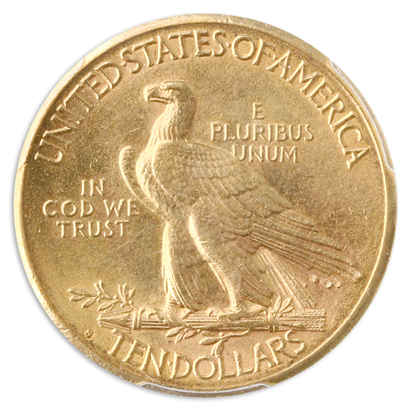 1914-S $10 Indian Gold Eagle PCGS MS63 CAC