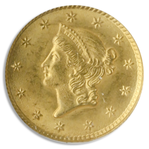 $1 Gold Type 1 Certified MS65