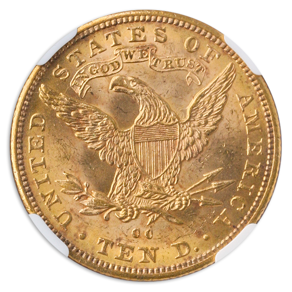 1891-CC $10 Liberty NGC MS63 CAC