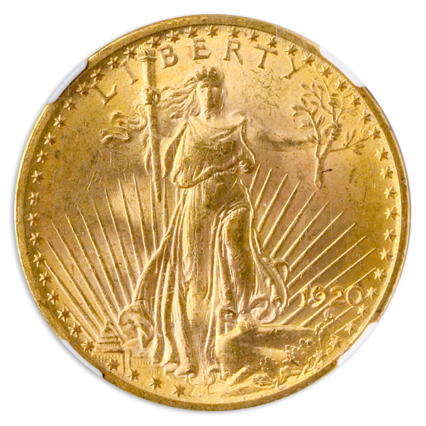 1920 $20 Saint Gaudens NGC MS64 1920 $20 Saint Gaudens NGC MS64