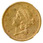 1873-S $20 Liberty Closed 3 NGC Au53