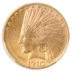 1910-D $10 Indian PCGS MS64 CAC +