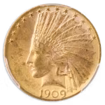 1909-D $10 Indian PCGS MS64 CAC +