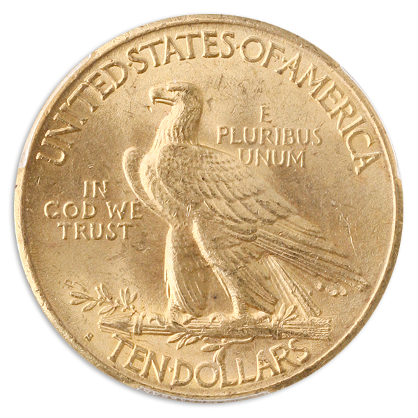 1915-S $10 Indian Gold Eagle PCGS MS63 CAC