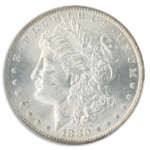 1880-O Morgan $1 NGC MS63