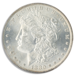 1880-O Morgan $1 NGC MS63