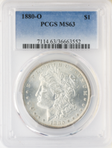 1880-O $1 Morgan Silver Dollar NGC MS63