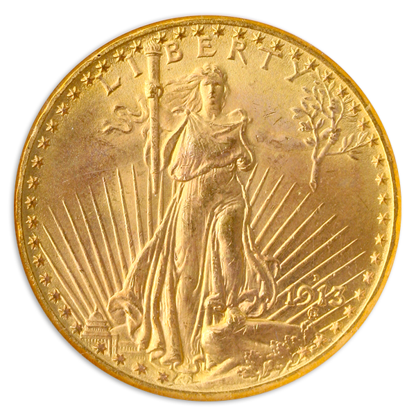 1913-D $20 Saint Gaudens NGC MS65 1913-D $20 Saint Gaudens NGC MS65