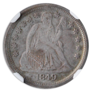 1849-O Seated Liberty Dime NGC MS63