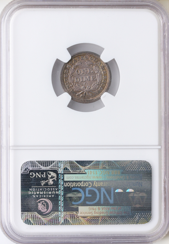 1849-O Seated Liberty Dime NGC MS63 1849-O Seated Liberty Dime NGC MS63
