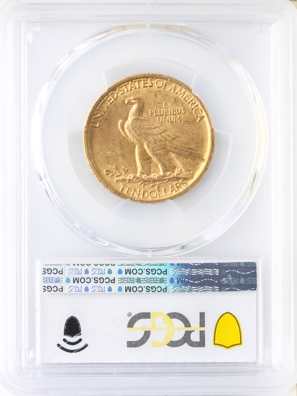1908 $10 Indian No Motto PCGS MS63 CAC + 1908 $10 Indian No Motto PCGS MS63 CAC +