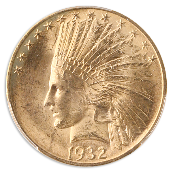 1932 $10 Indian PCGS MS64 CAC 1932 $10 Indian PCGS MS64 CAC