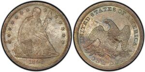 1846-O Seated Liberty Dollar
