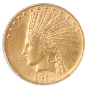 1913-S $10 Indian PCGS AU58 CAC