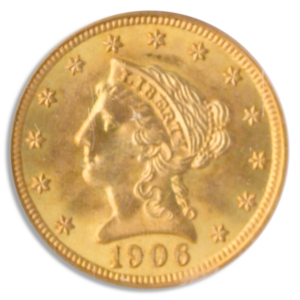 1906 $2.50 Liberty PCGS MS67 CAC