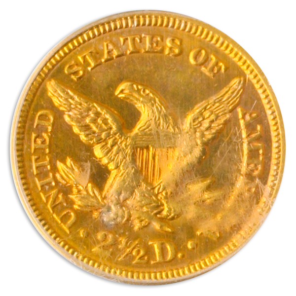 1849 $2 1/2 Liberty PCGS MS62 1849 $2 1/2 Liberty PCGS MS62