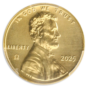 2025 1C Omega Privy 24-Karat PCGS MS69 CAC #173