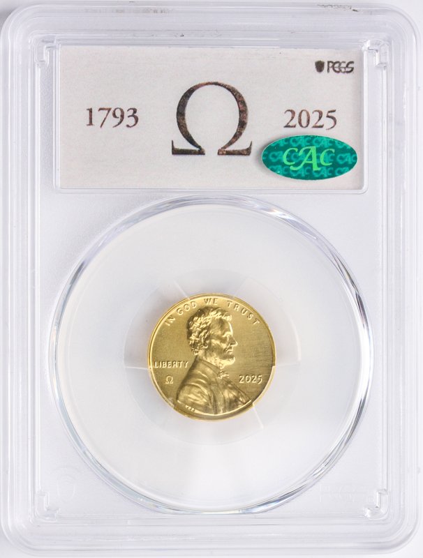 2025 1C Omega Privy 24-Karat PCGS MS69 CAC #173