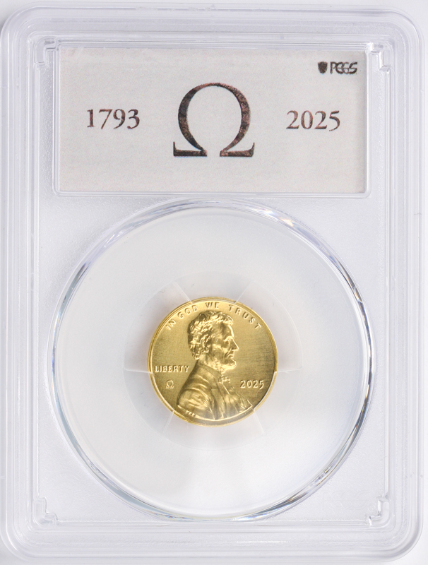 2025 1C Omega Privy 24-Karat PCGS MS69 # 117