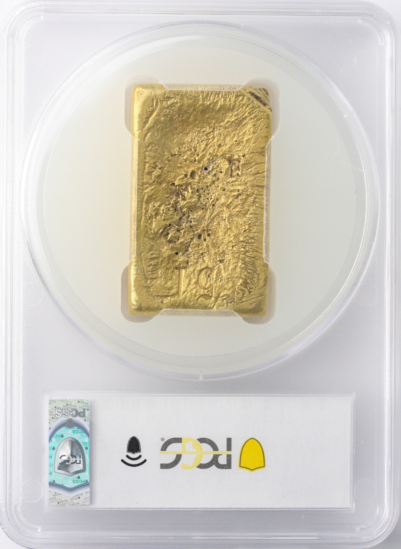 (1855-58) Justh & Hunter AV Ingot PCGS Genuine 16.83 oz .864 Fine $300.59 Bar # 4251 (1855-58) Justh & Hunter AV Ingot PCGS Genuine 16.83 oz .864 Fine $300.59 Bar # 4251