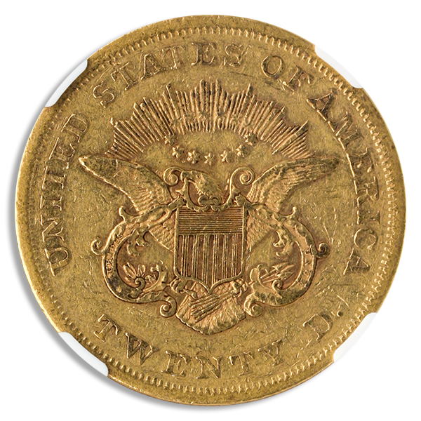 1862 $20 Liberty NGC XF45