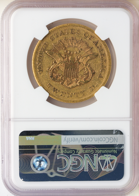1862 $20 Liberty NGC XF45