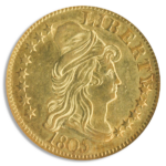 1805 $5 Draped Bust NGC AU58 CAC
