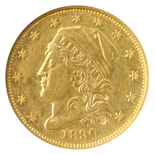 1830 $2.50 Capped Bust NGC AU55 1830 $2.50 Capped Bust NGC AU55