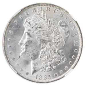 1885-O Morgan $1 NGC MS63