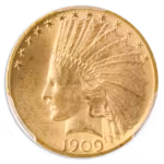 1909-S $10 Indian PCGS MS63 CAC +