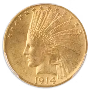 1914 $10 Indian PCGS MS63 CAC