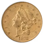 1872-S $20 Liberty PCGS XF40