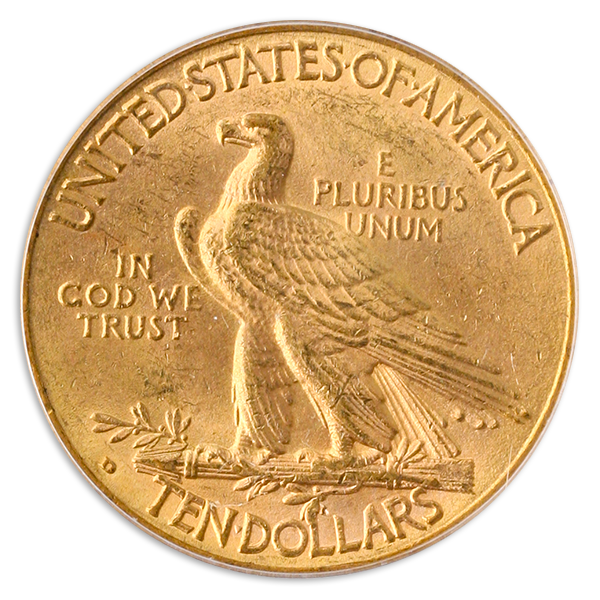 1908-D $10 Indian Head Gold Eagle PCGS MS62