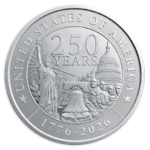 1 oz Silver Round U.S. 250th Anniversary