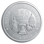 2 oz Silver Round U.S. 250th Anniversary