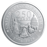 5 oz Silver Round U.S. 250th Anniversary