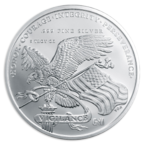 5 oz Silver Round U.S. 250th Anniversary 5 oz Silver Round U.S. 250th Anniversary